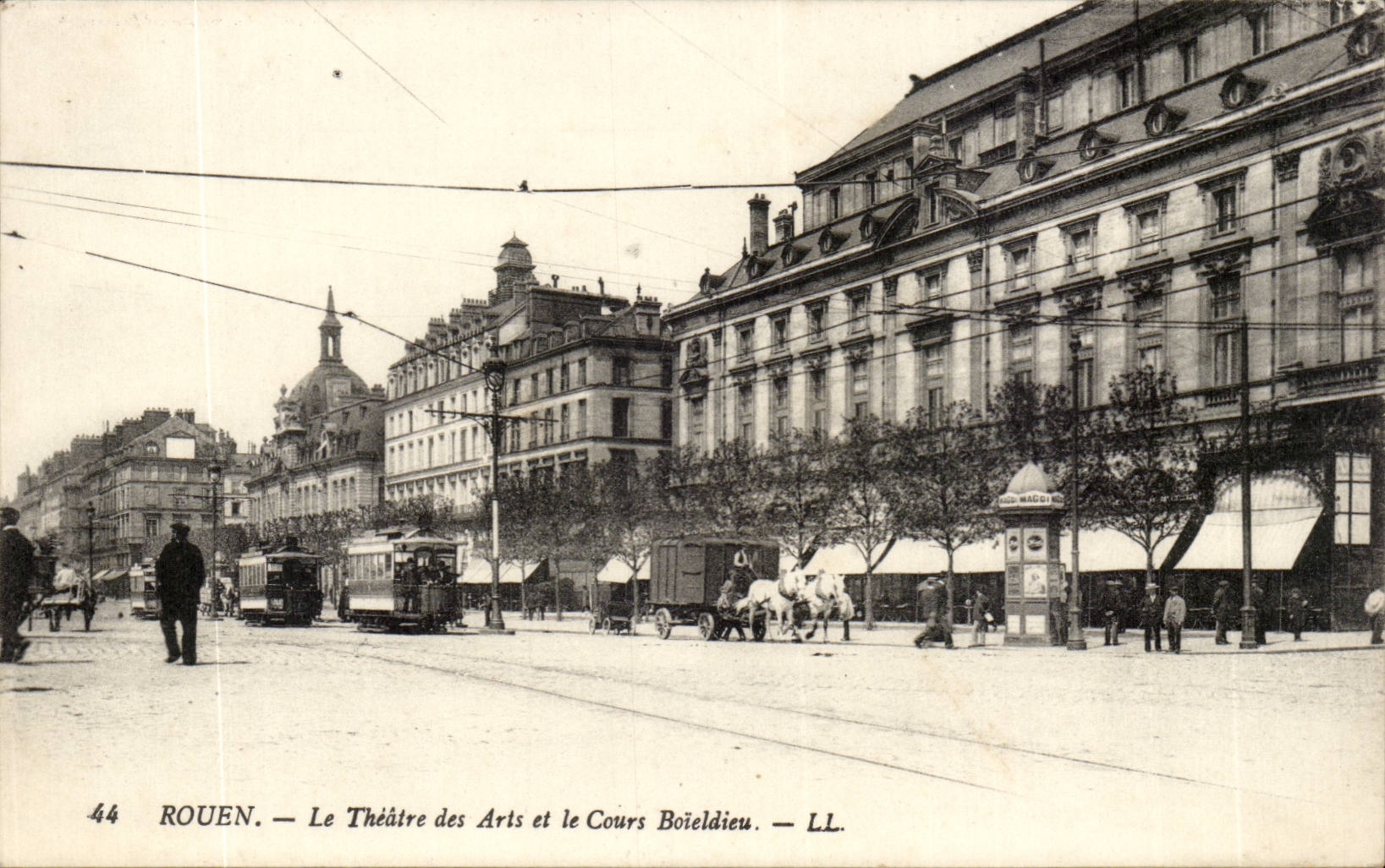 Rouen CPA the theater of arts and the Boieldieu course