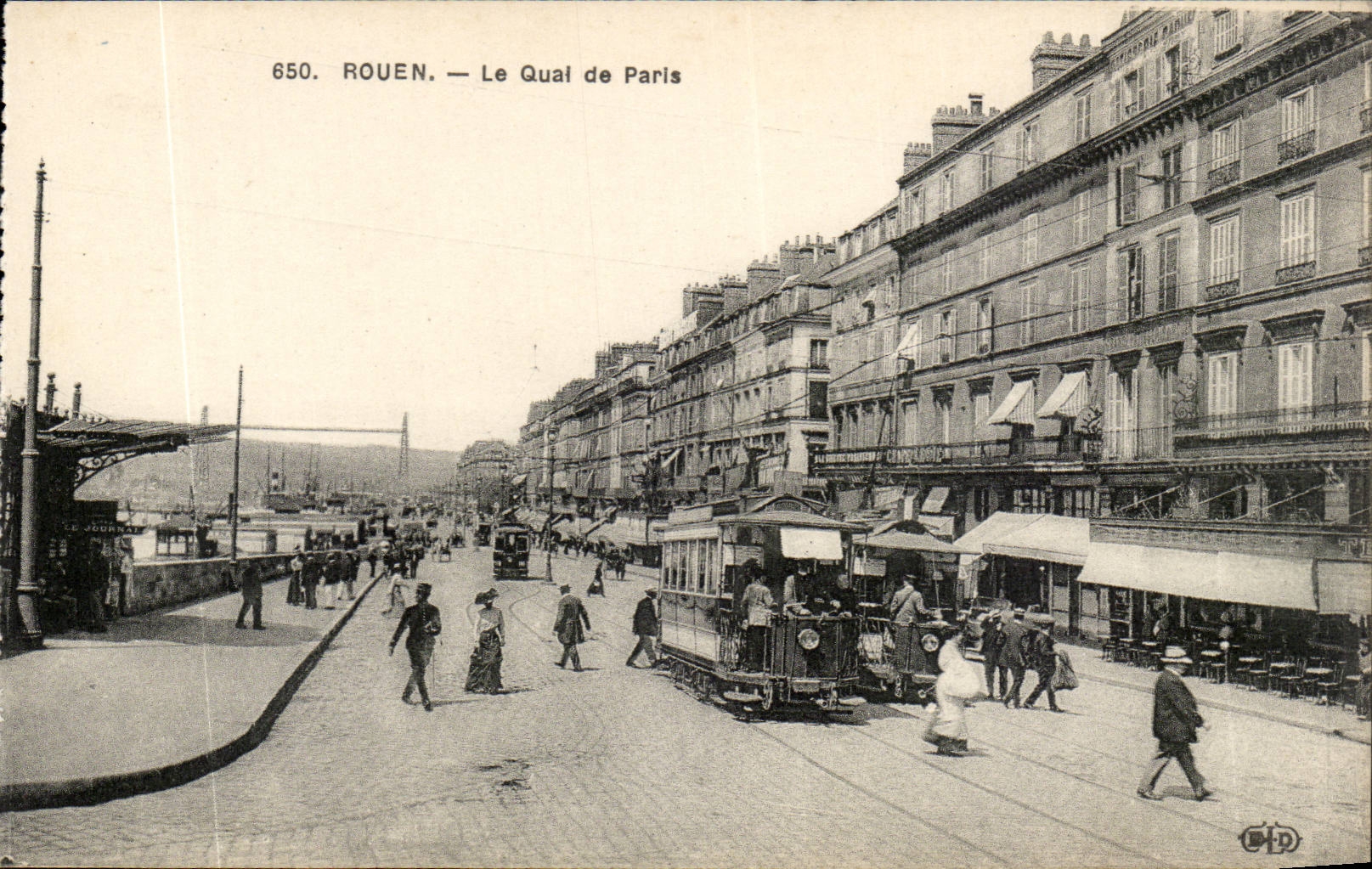 Rouen CPA the quay of Paris