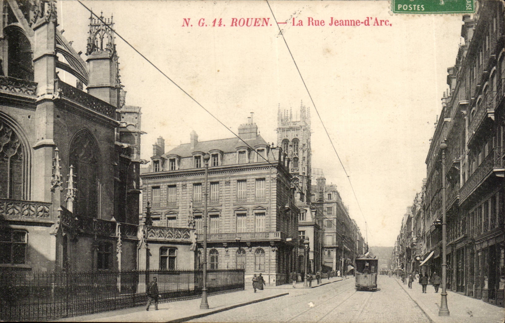 Rouen CPA the street Jeanne D arc