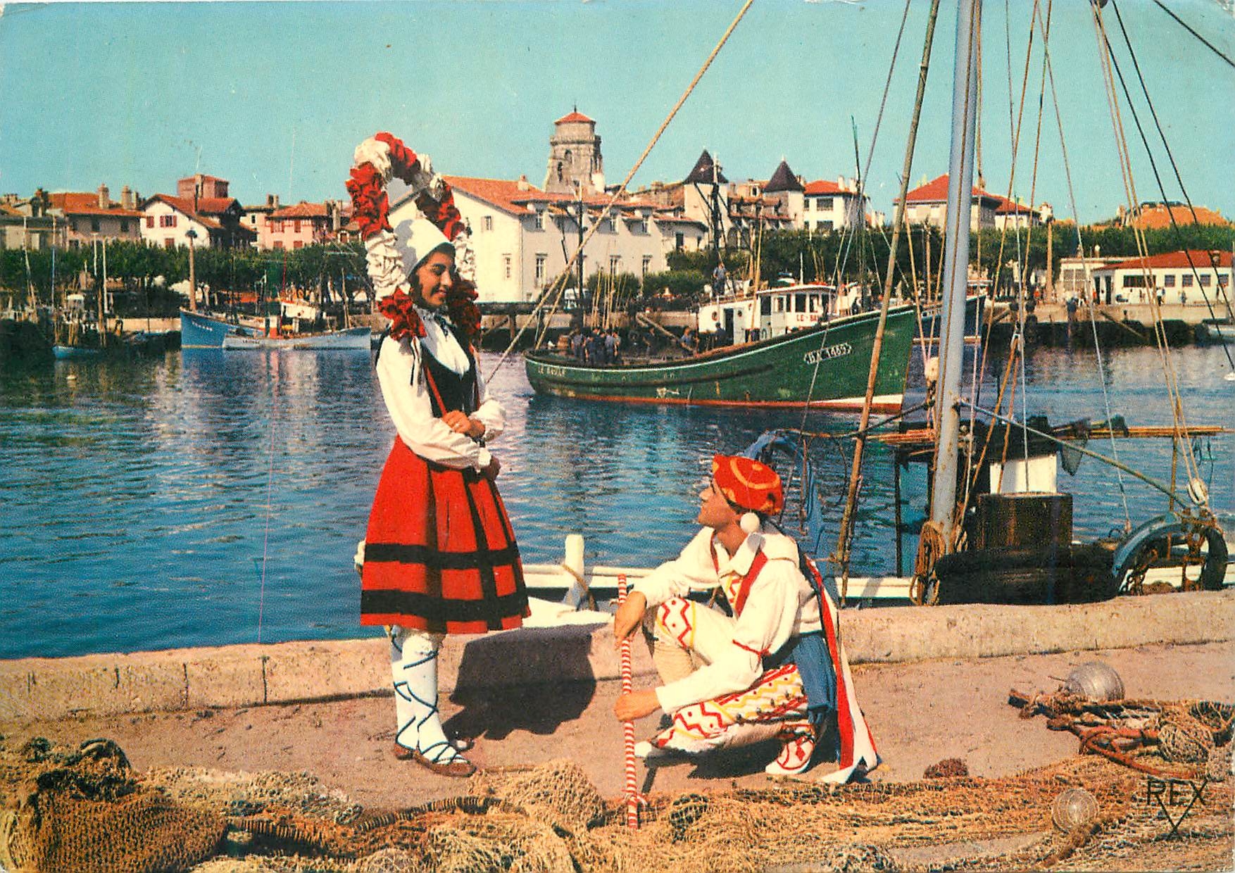 CPM St jean de luz (B P) danseur basques