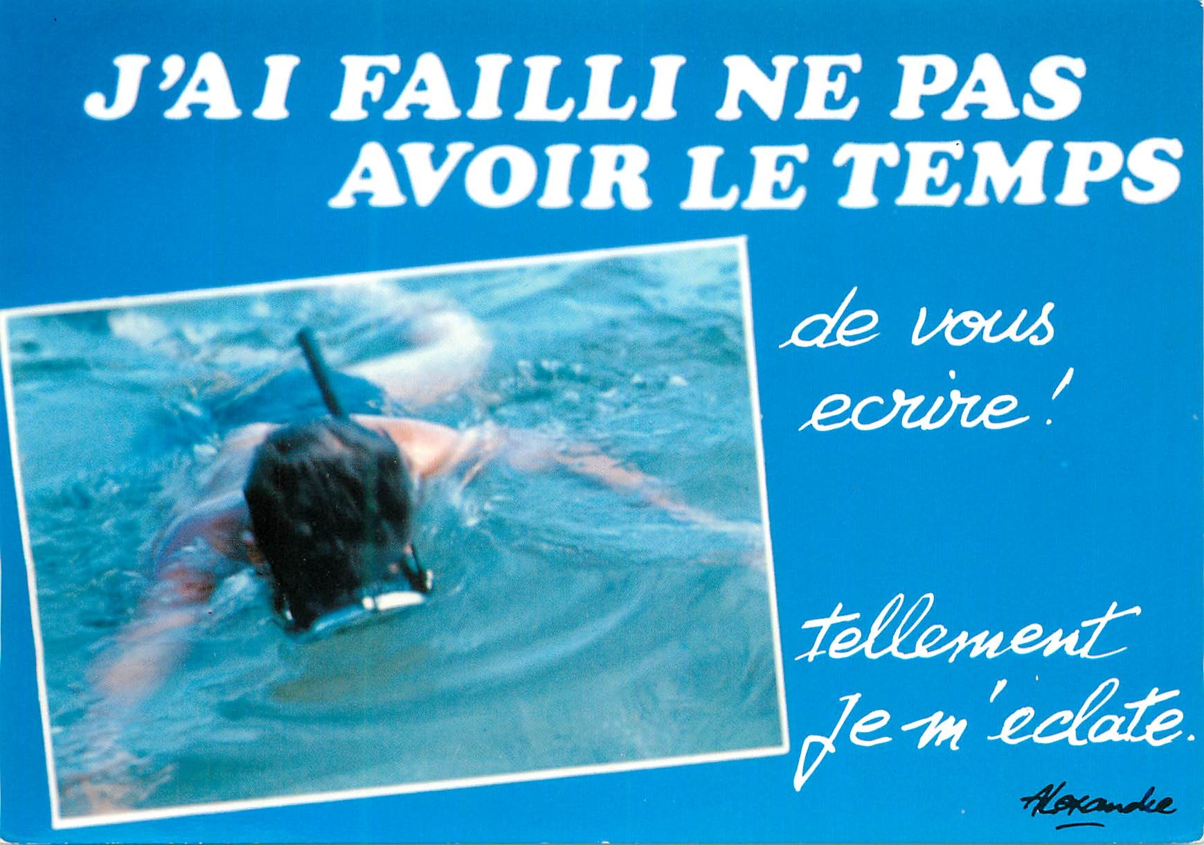 CPM J'ai failli ne pas avoir le temps Plongee sous marine