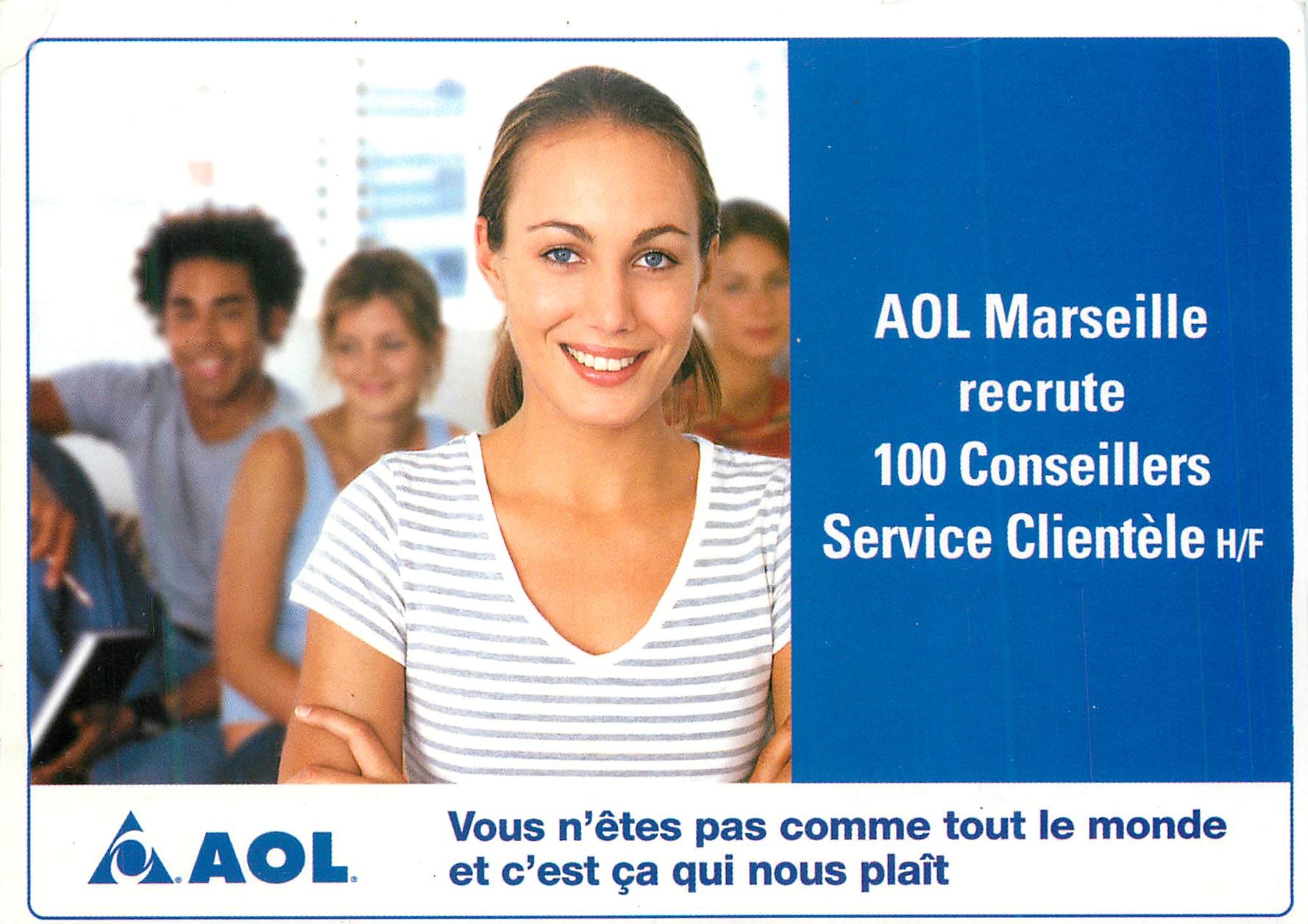 CPM AOL Marseille recrute 100 conseillers service clientele H et f