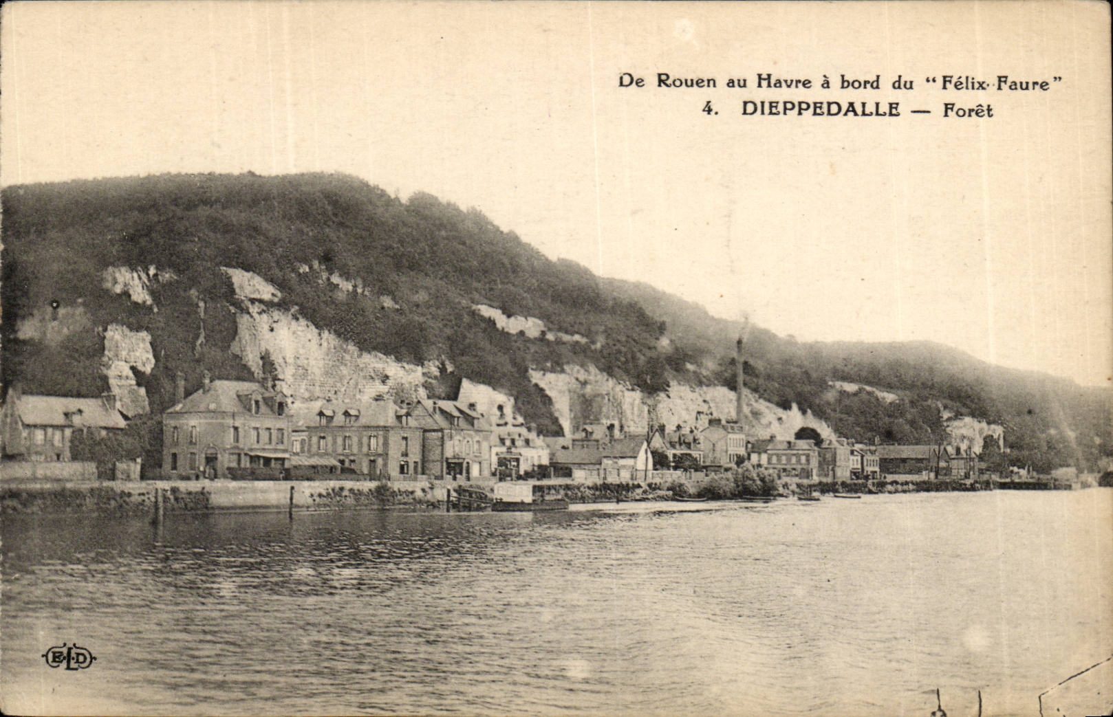 Dieppedalle CPA VON Rouen in Le Havre hat Rand von Felix Faure