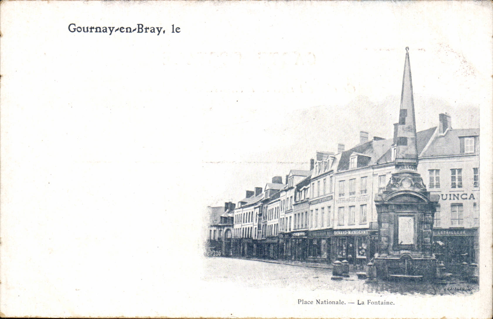 Gournay im Schrei CPA setzt Staatsangehorigen der Brunnen