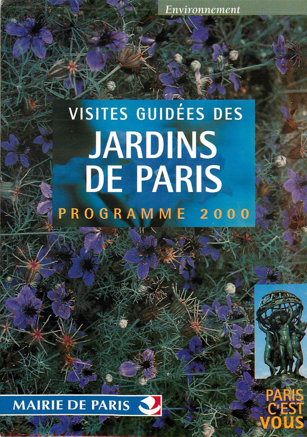 CPM Visites guidees des jardins de Paris Mairie de Paris