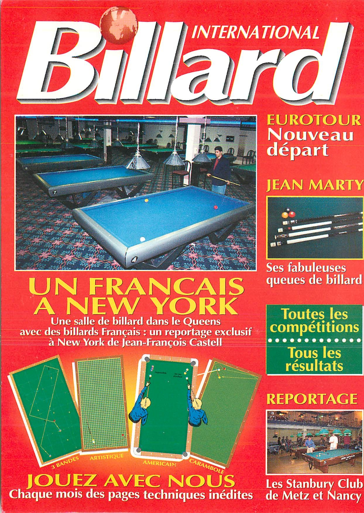 CPM International Billard Eurotour Metz Nancy Jean Marty
