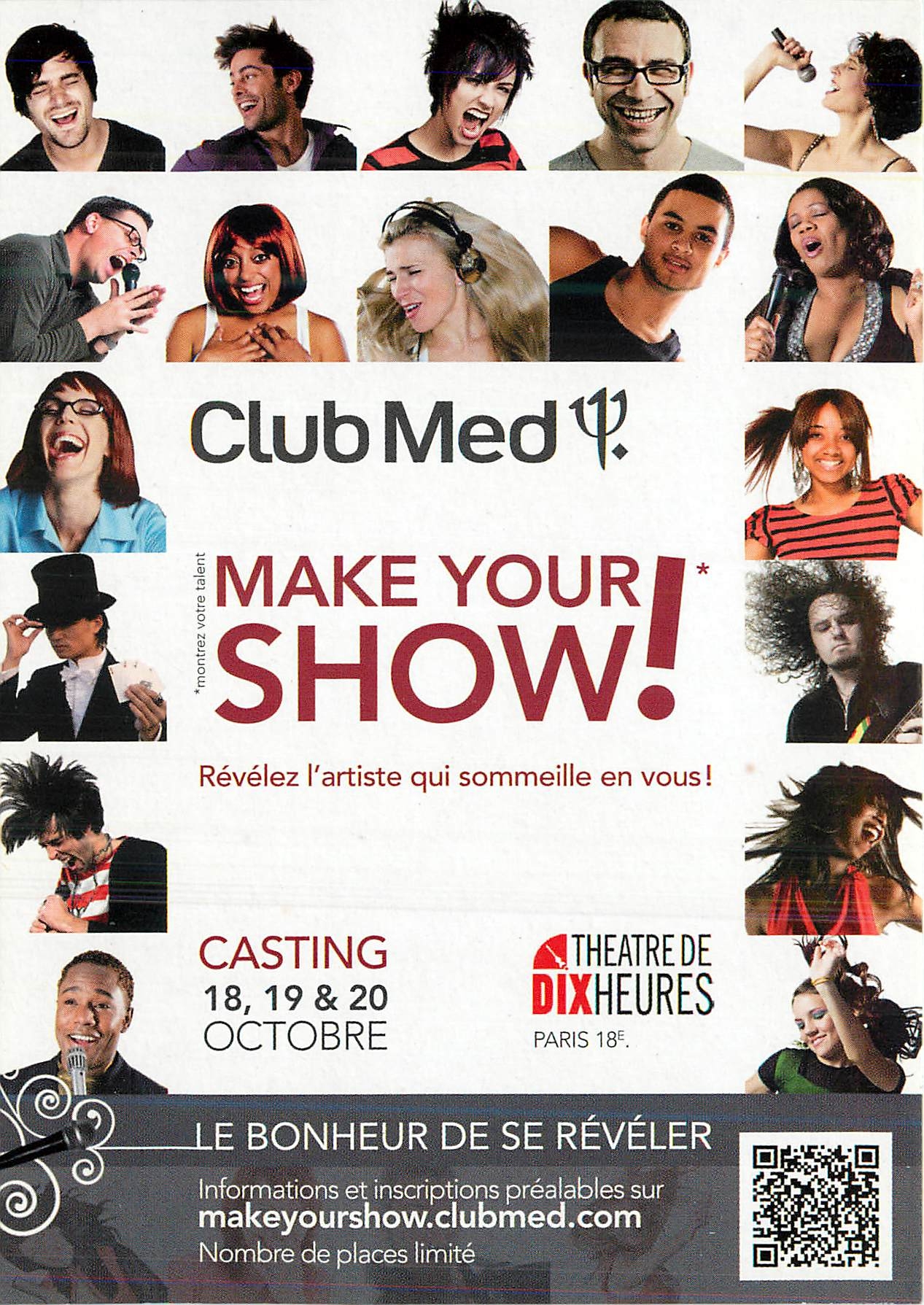 CPM Club Med make your show Theatre de Dix heures