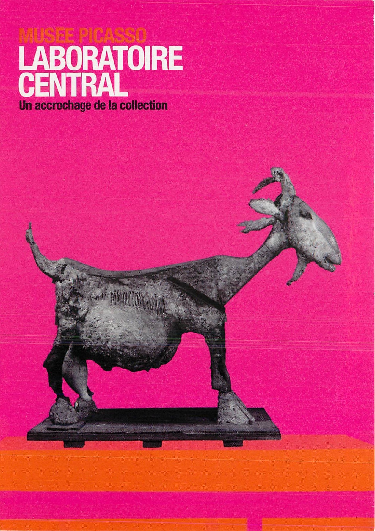 CPM Laboratoire central un accrochage de la collection Pablo Picasso Chevre