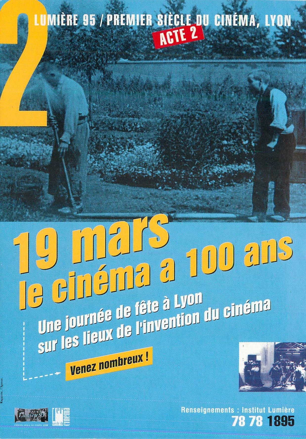 CPM Le Cinema a 100 ans Lyon 