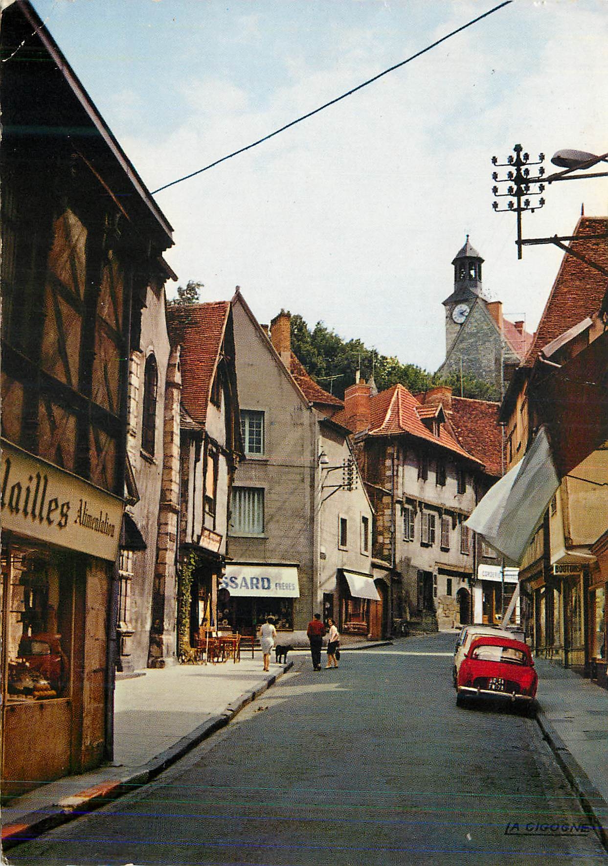 CPM Montlucon (Allier) Vieilles maisons rue Porte St Pierre