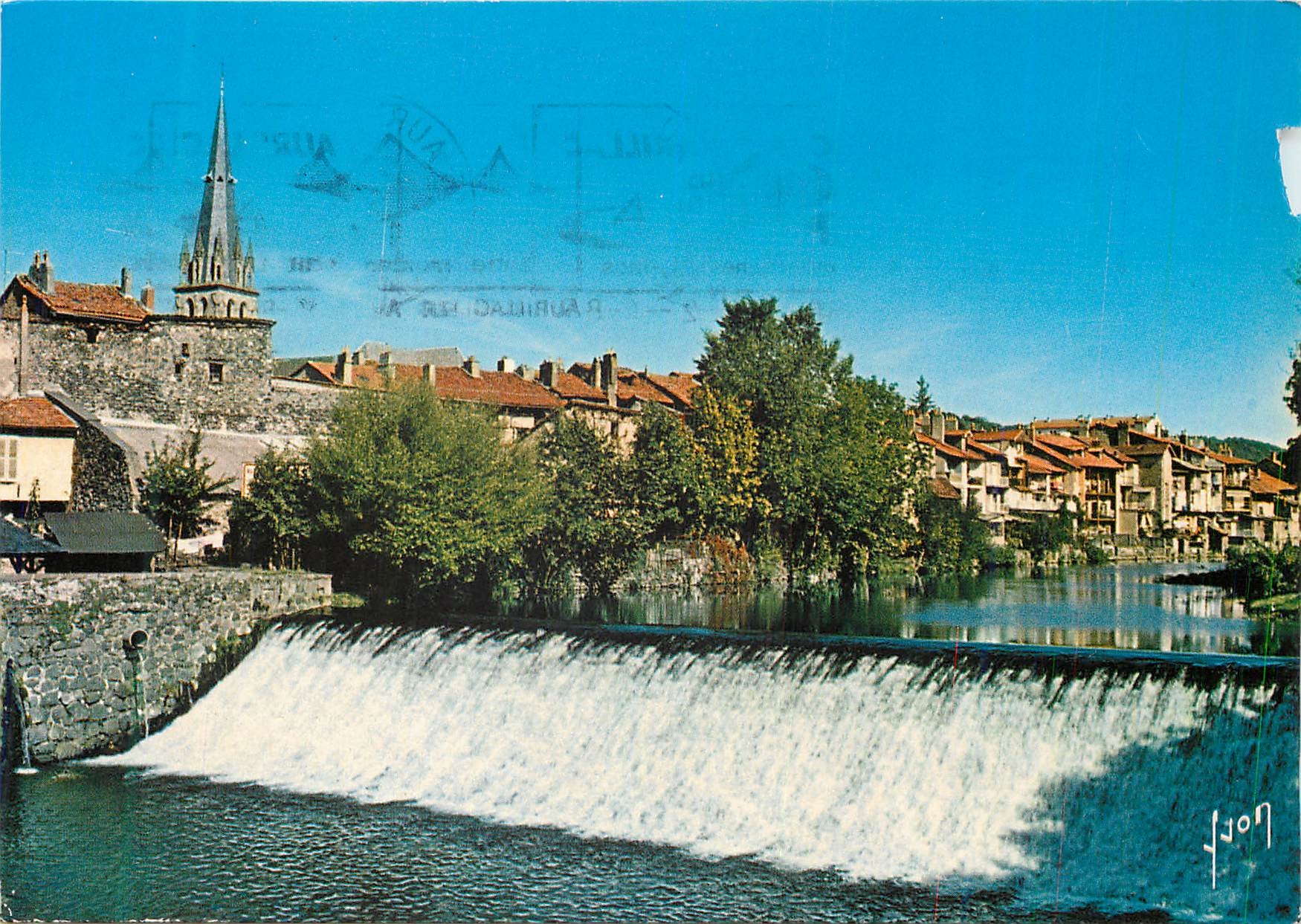 CPM Aurillac (Cantal) La Ville et la Jordanne