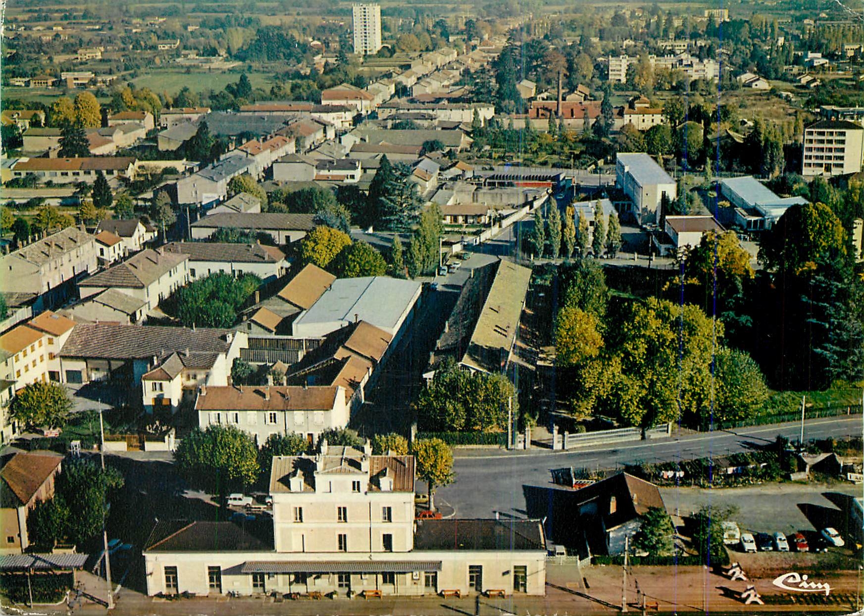 CPM Belleville (Rhone) Vue aerienne du Quartier de la Gare