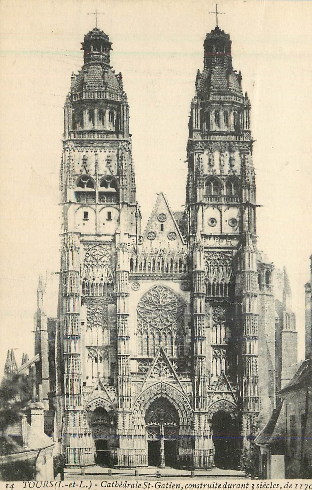 CPA Tours (I et L) Cathedrale St Gatien