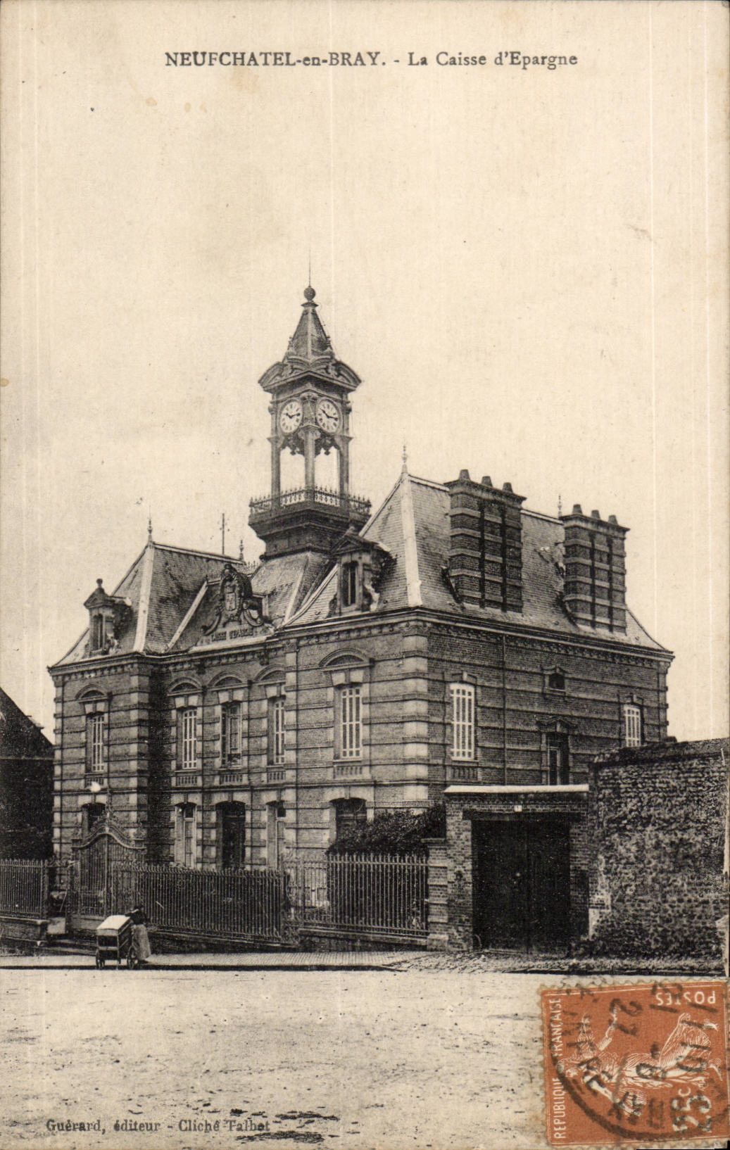 CPA Neufchatel in Bray the savings bank