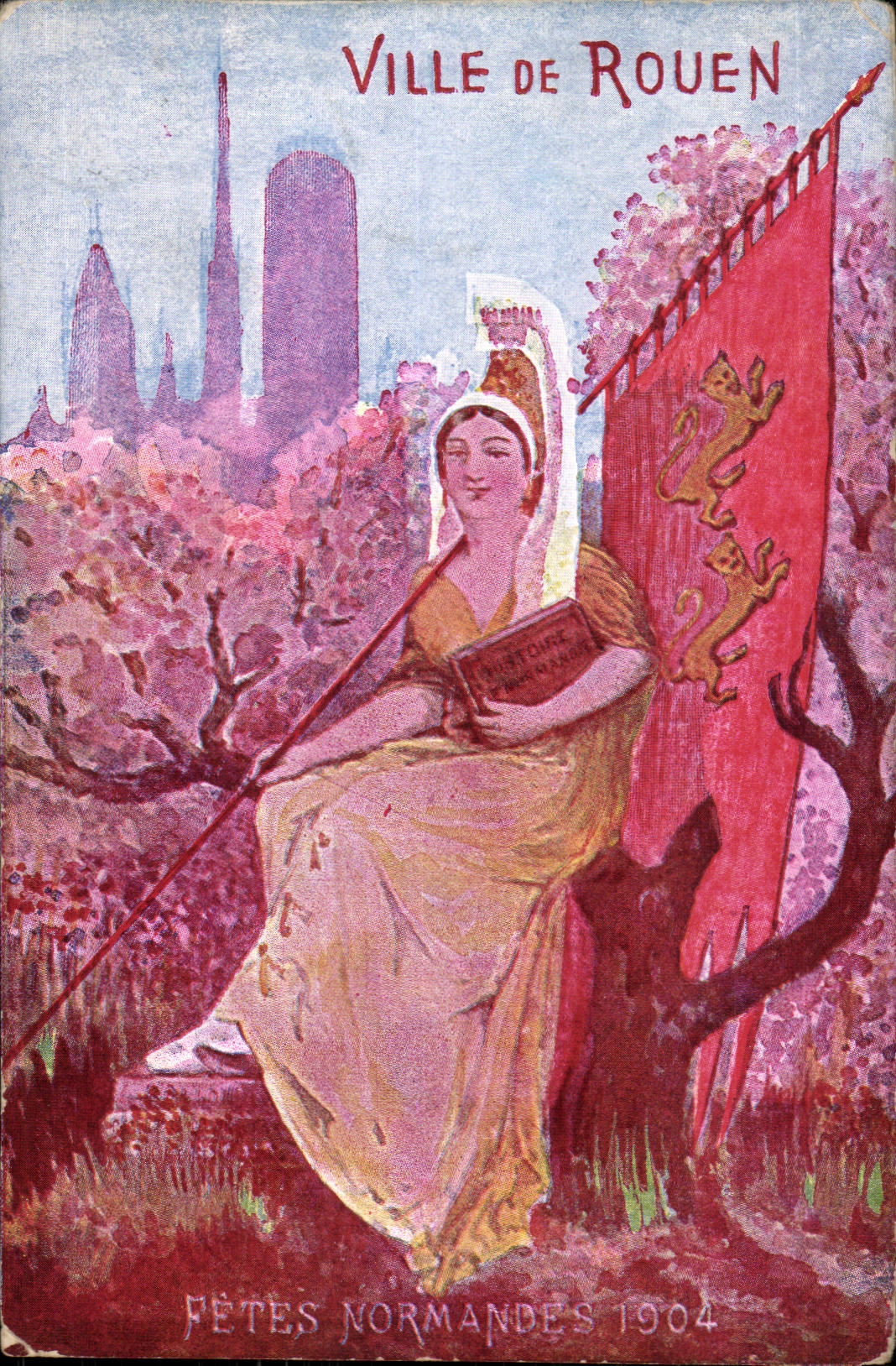 CPA Town of Rouen Festivals Normans 1904