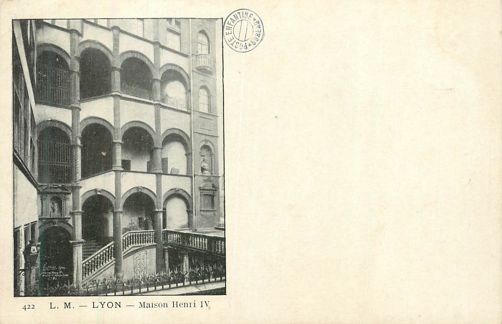 CPA Lyon Maison Henri IV