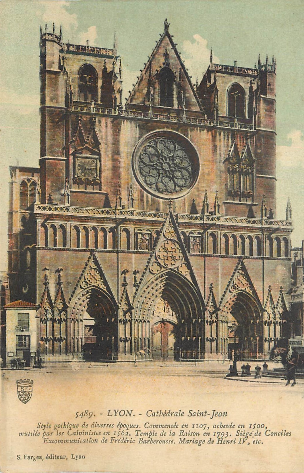 CPA Lyon cathedrale saint jean