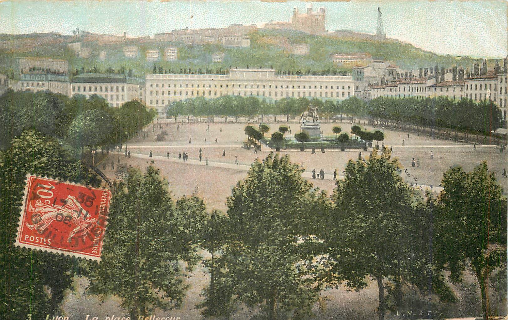 CPA Lyon la place bellecour