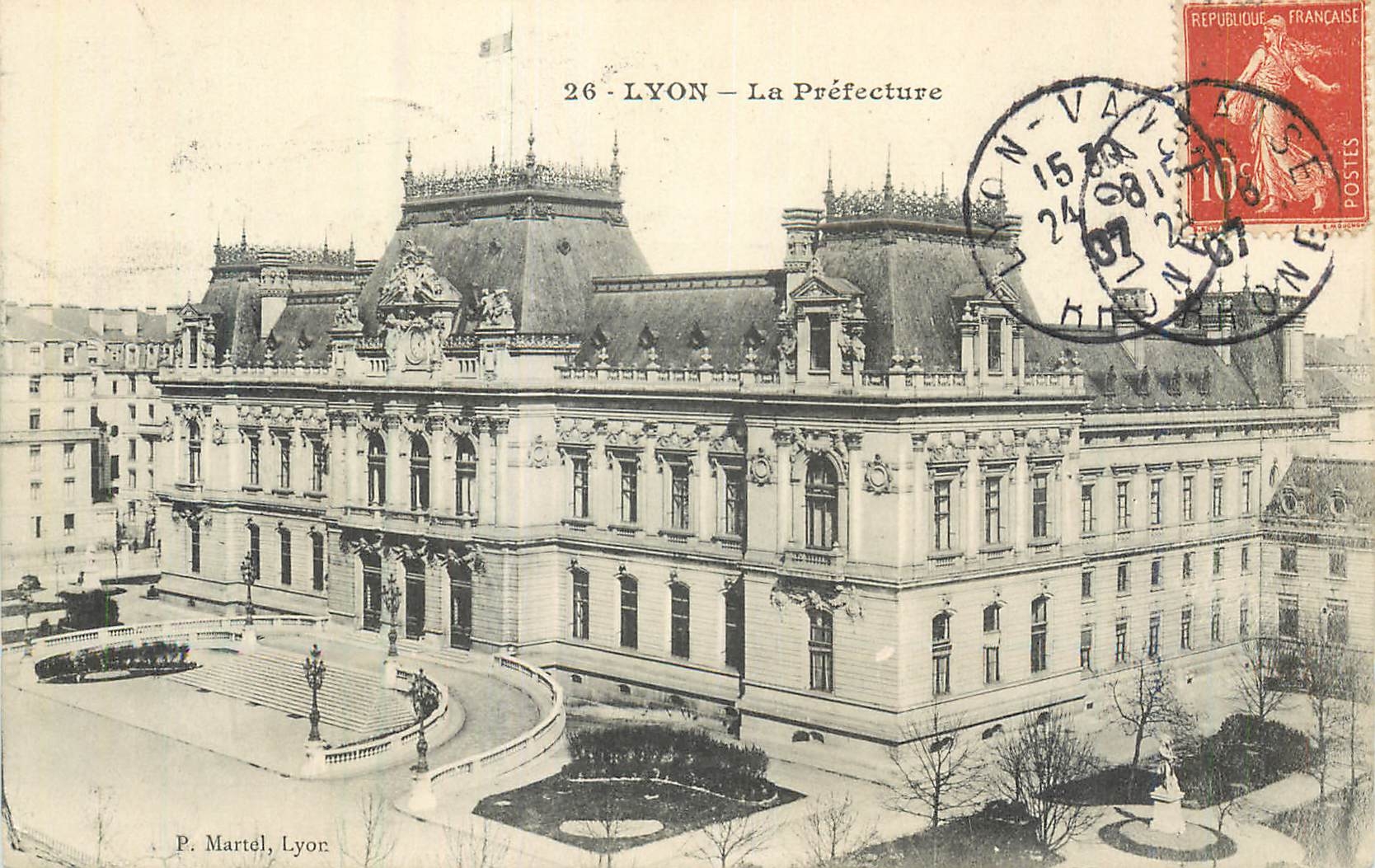 CPA Lyon la prefecture