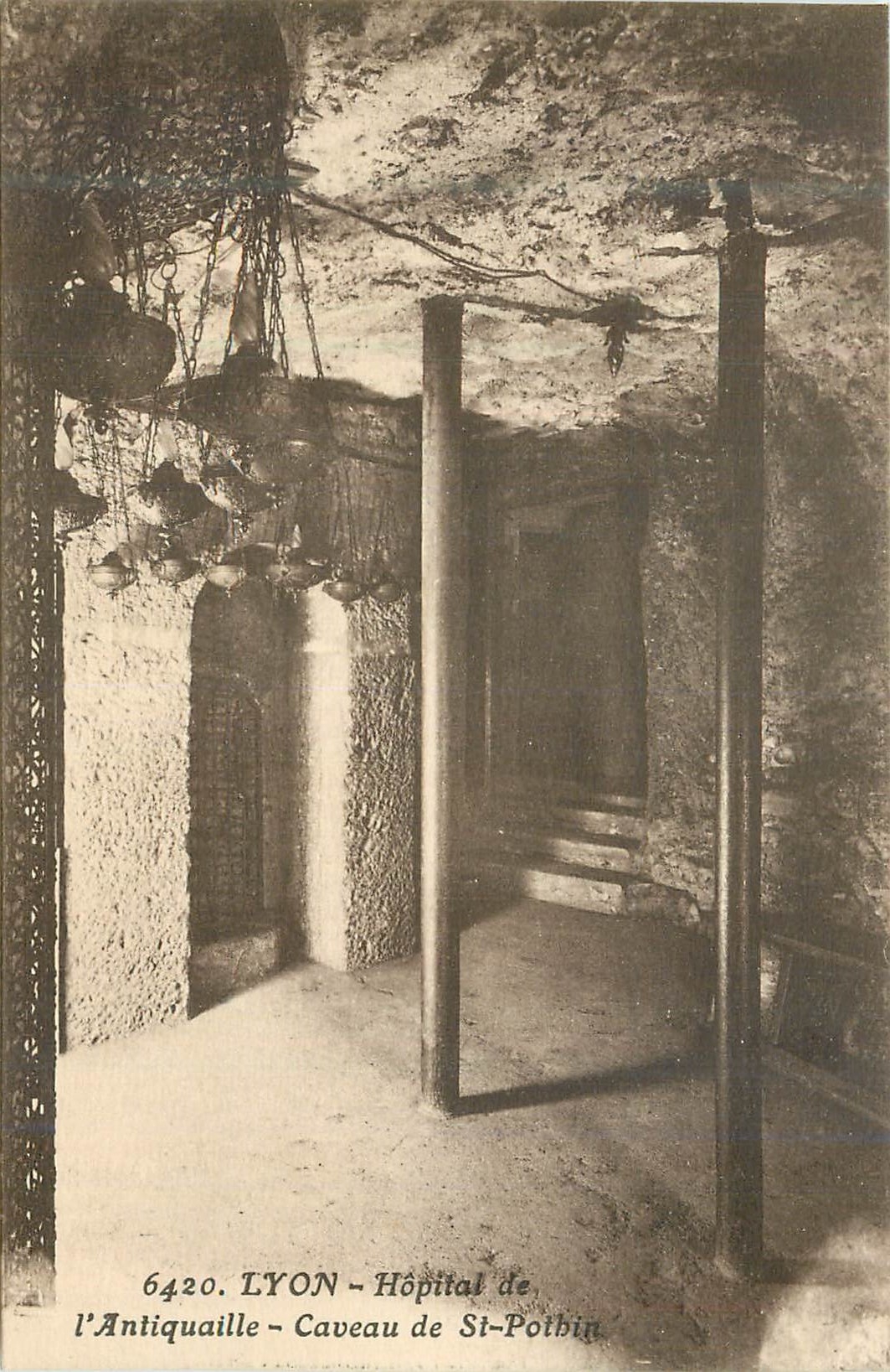 CPA Lyon hopital l'antiquaille coveau de st potbin