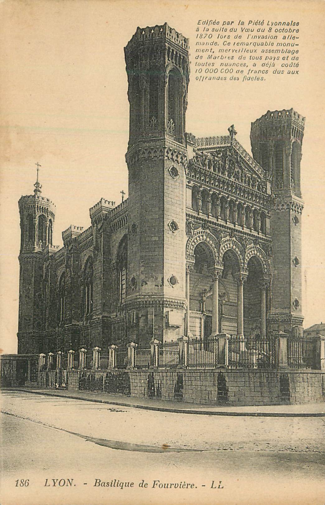 CPA Lyon basilique de fourviere