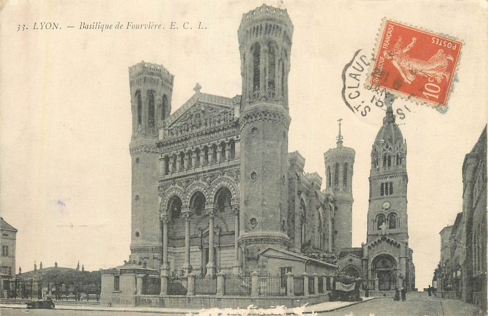 CPA Lyon basilique de fourviere