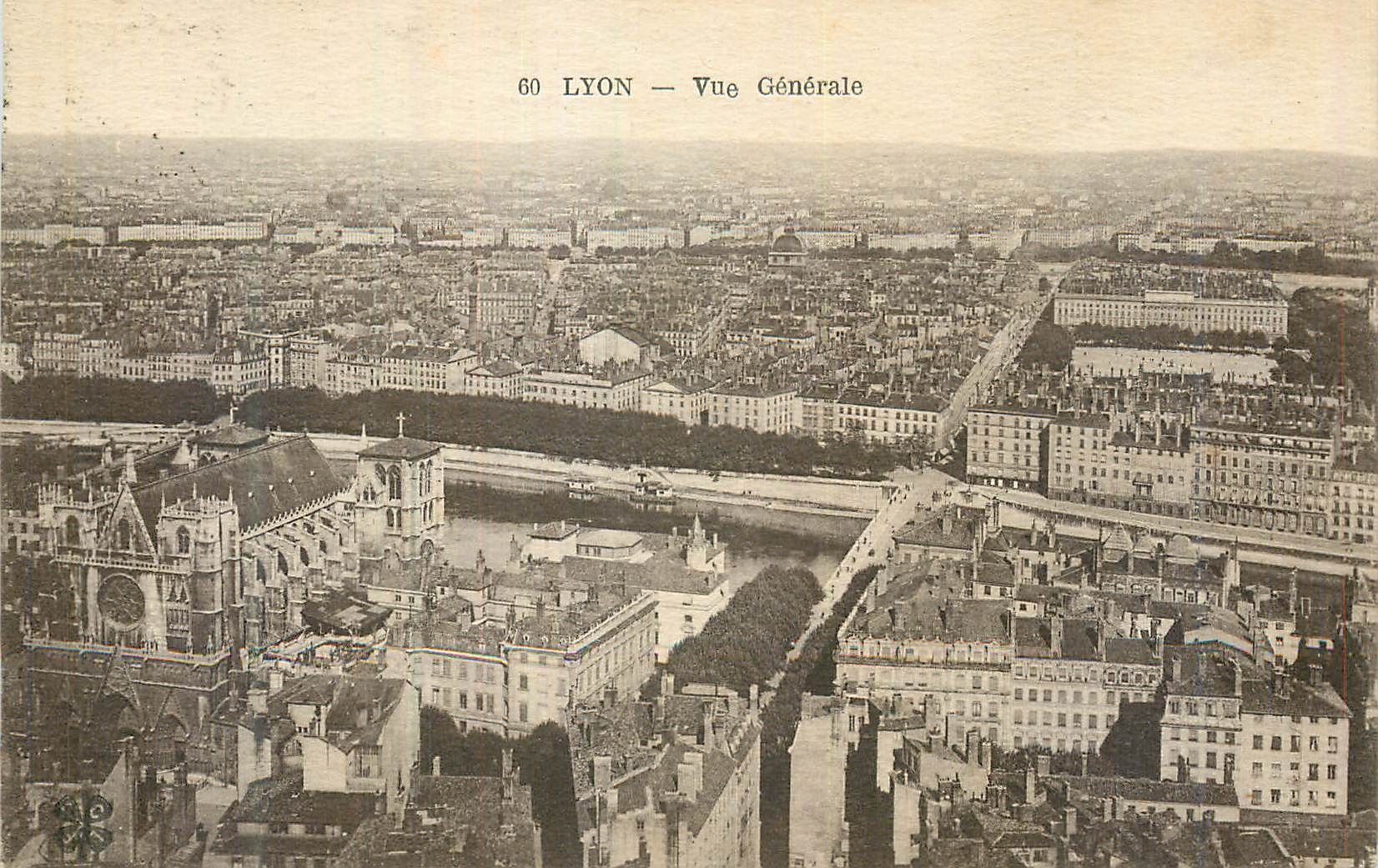 CPA Lyon vue generale