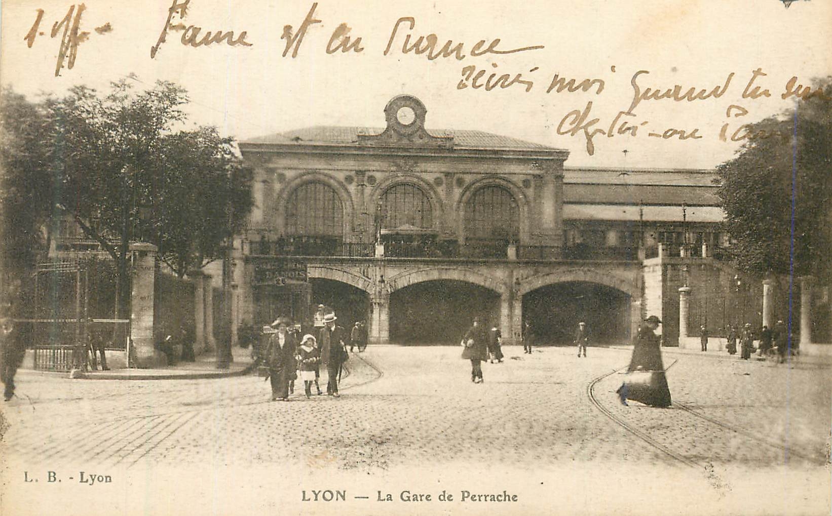 CPA Lyon La Gare de Perrache