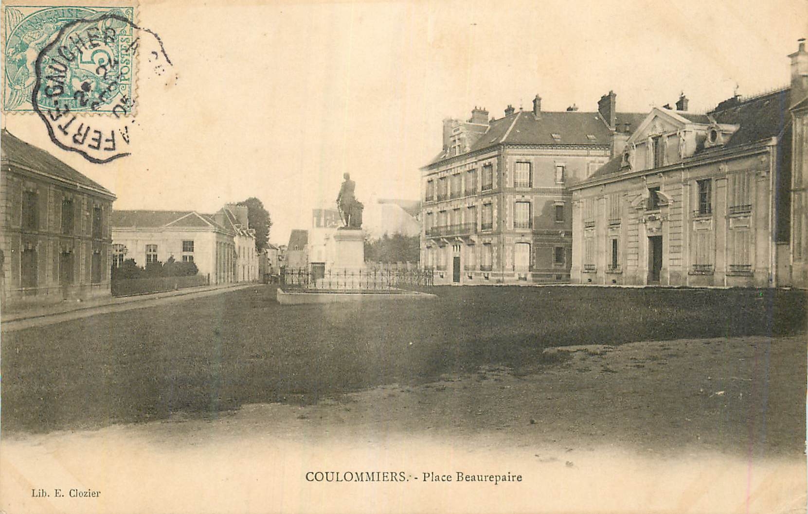 CPA Coulommiers Place Beaurepaire