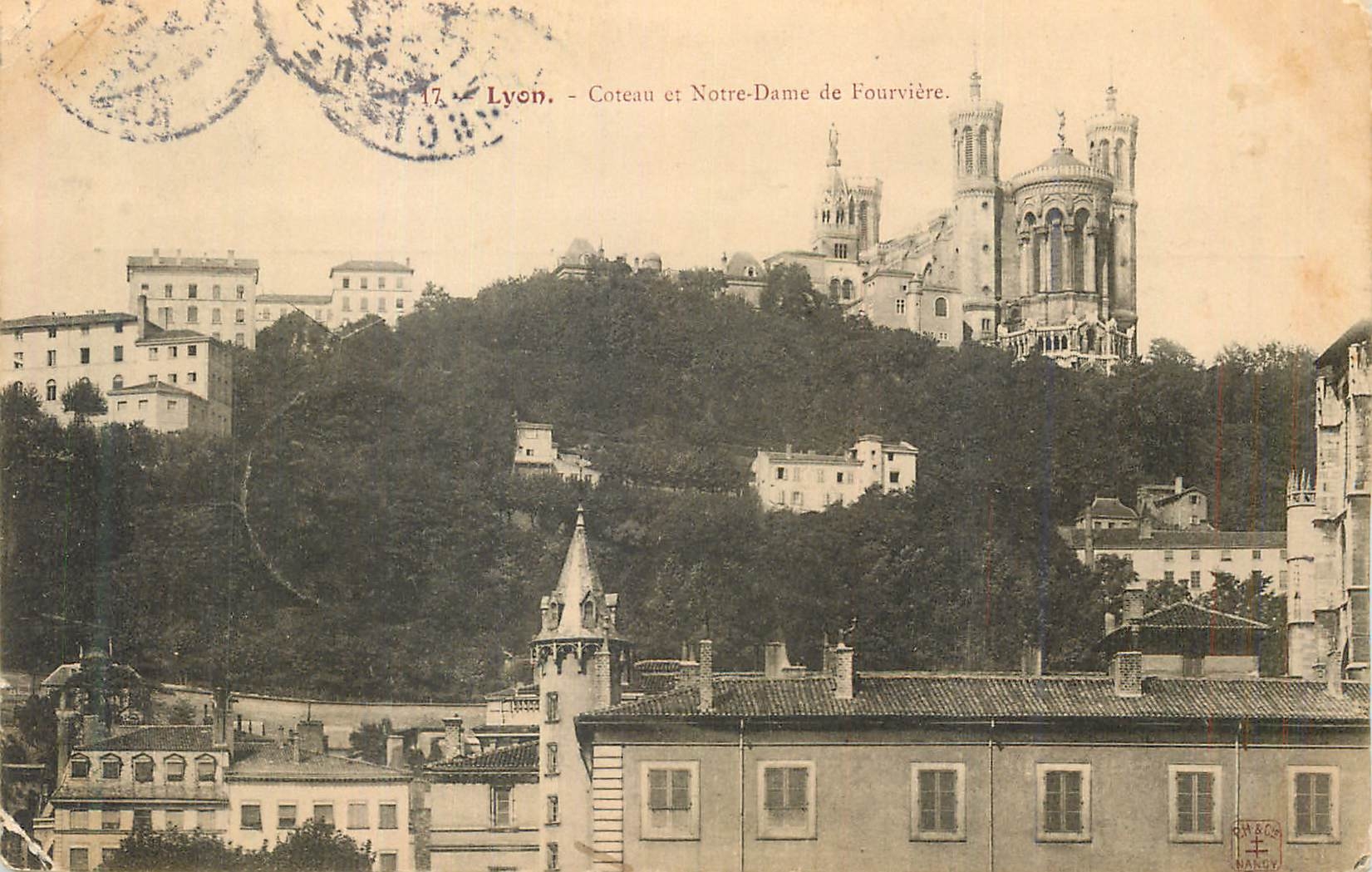 CPA Lyon Coteau et Notre-Dame de Fourviere