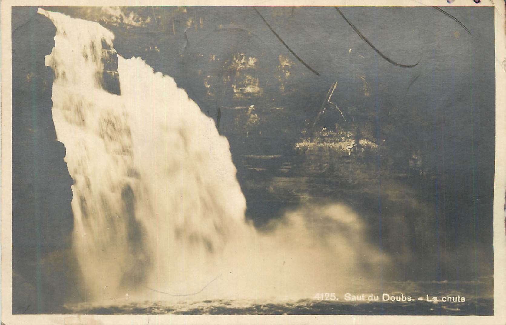 CPA Saut du Doubs La Chute