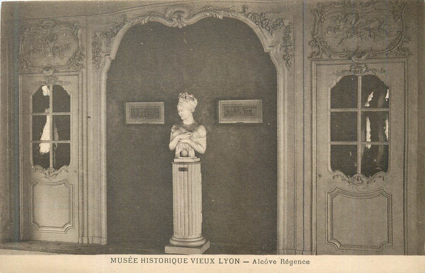 CPA Musee Historique vieux Lyon Alcove Regence