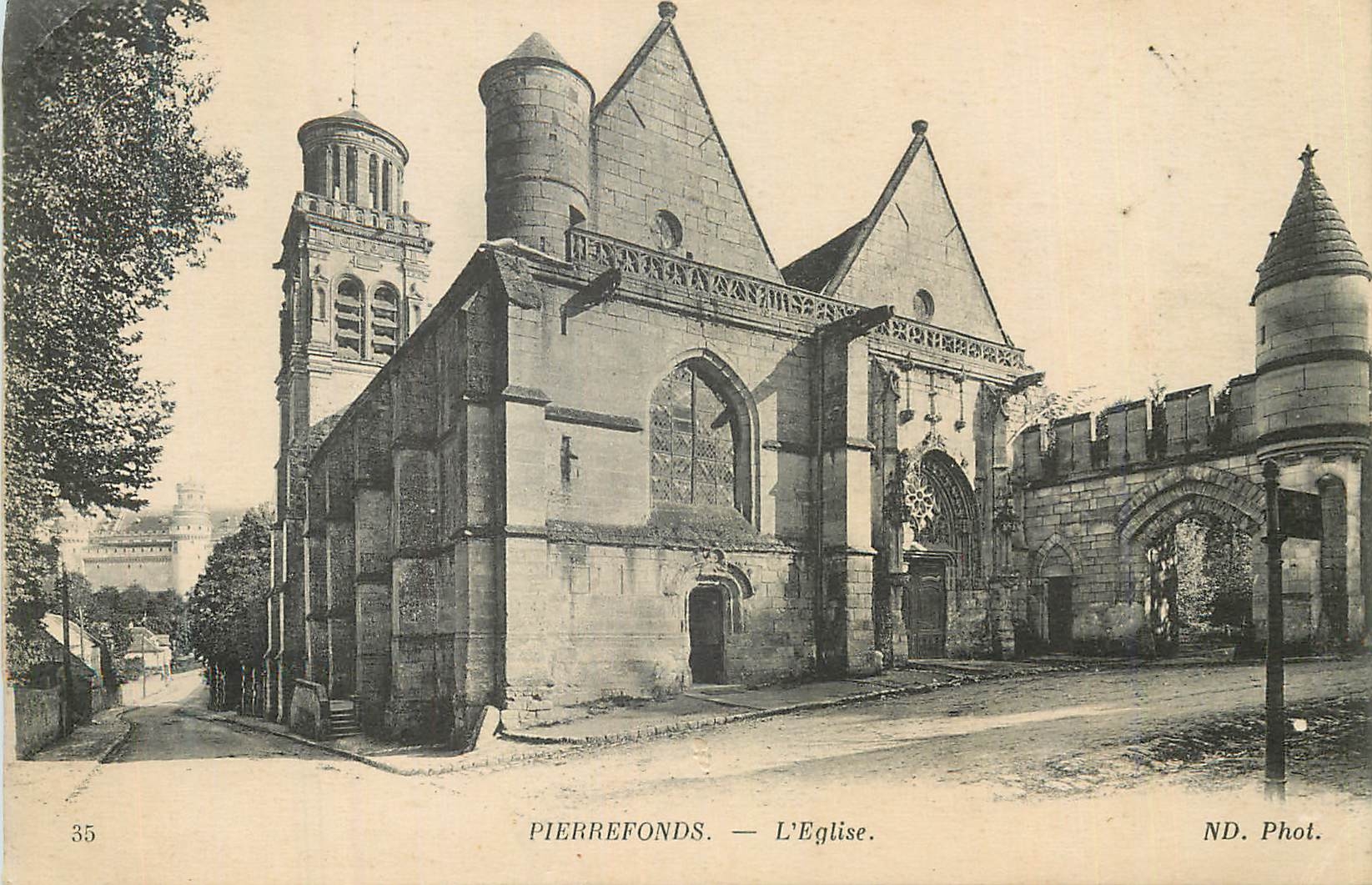 CPA Pierrefonds L'Eglise