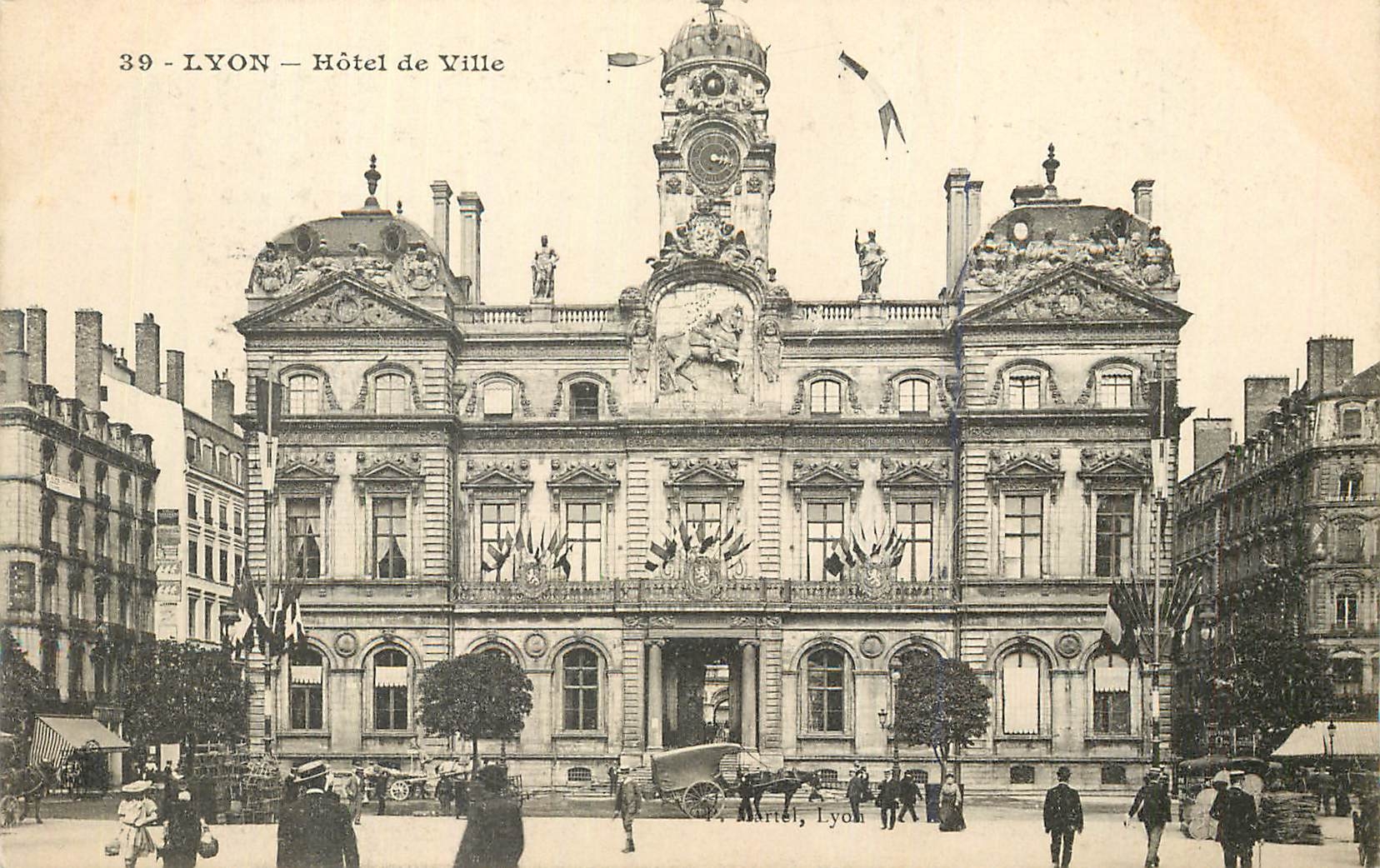 CPA Lyon Hotel de Ville