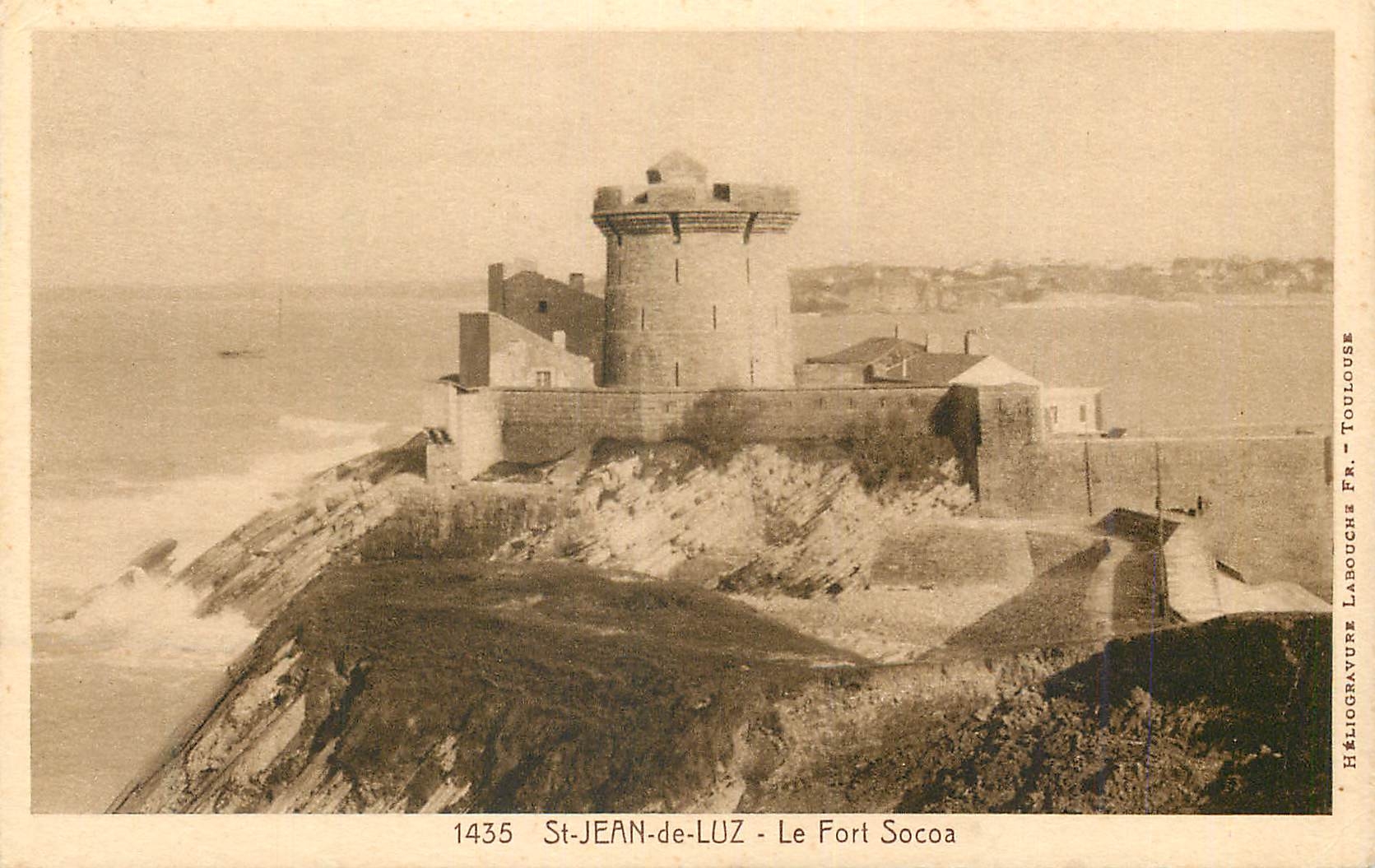 CPA St Jean de Luz Le Fort Socoa 
