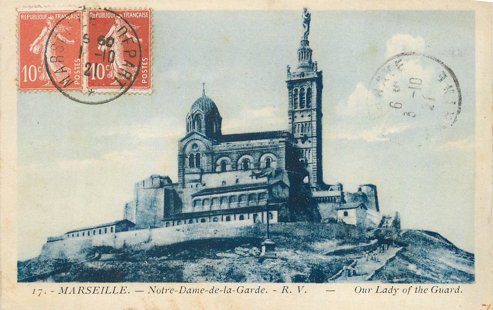 CPA Marseille Notre Dame de la Garde 