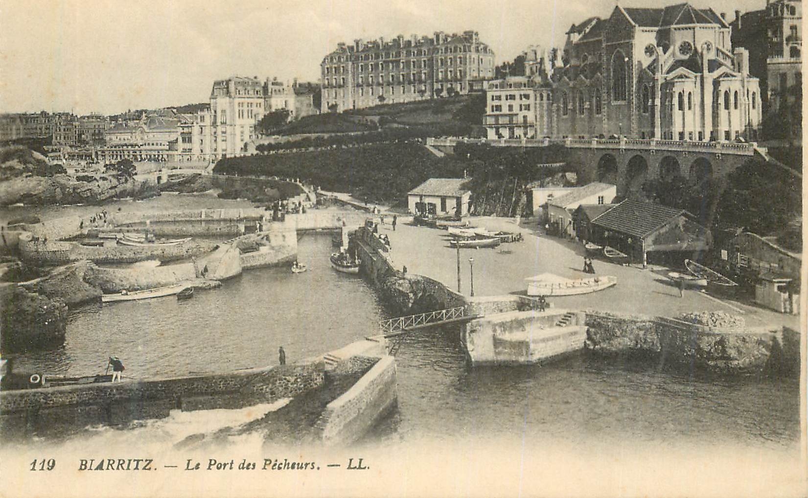 CPA Biarritz Le Port des Pecheurs 