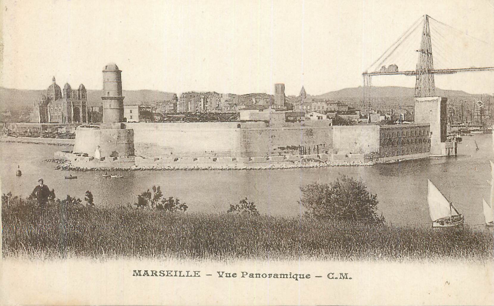 CPA Marseille Vue panoramique 