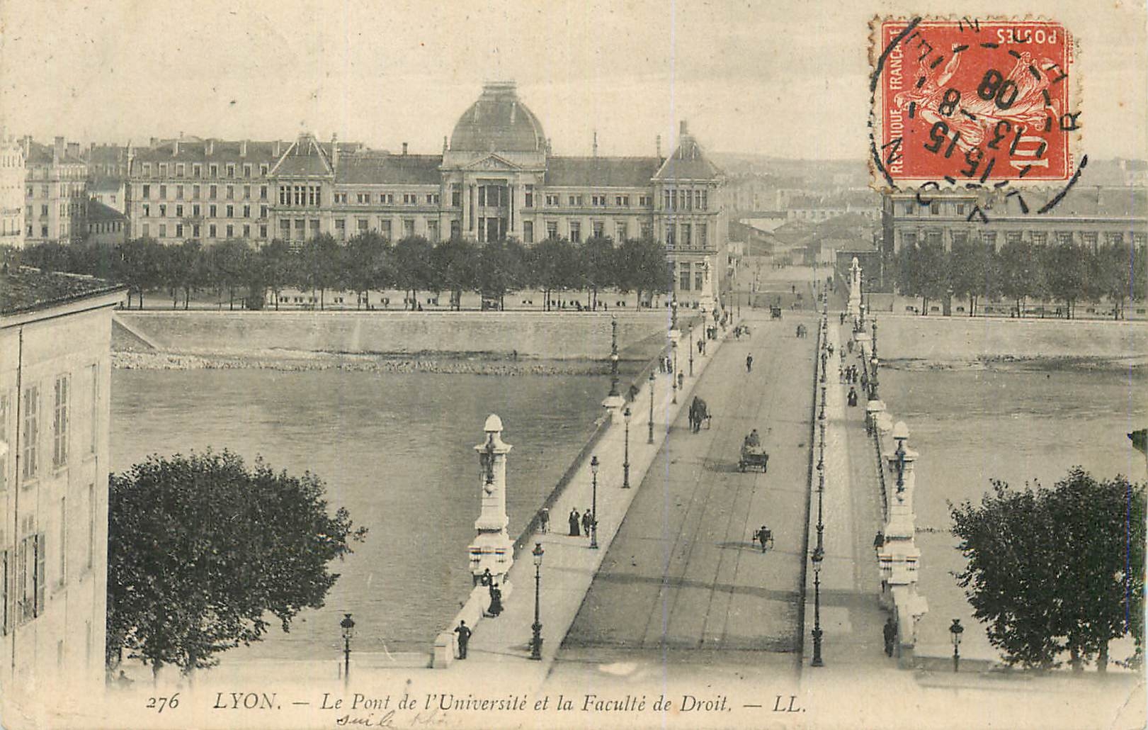 CPA Lyon Le Pont de l Universite et la faculte de Droit 