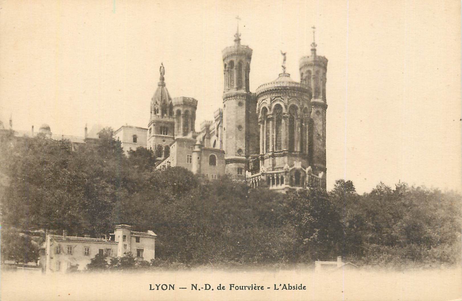 CPA Lyon ND de Fourviere L Abside 