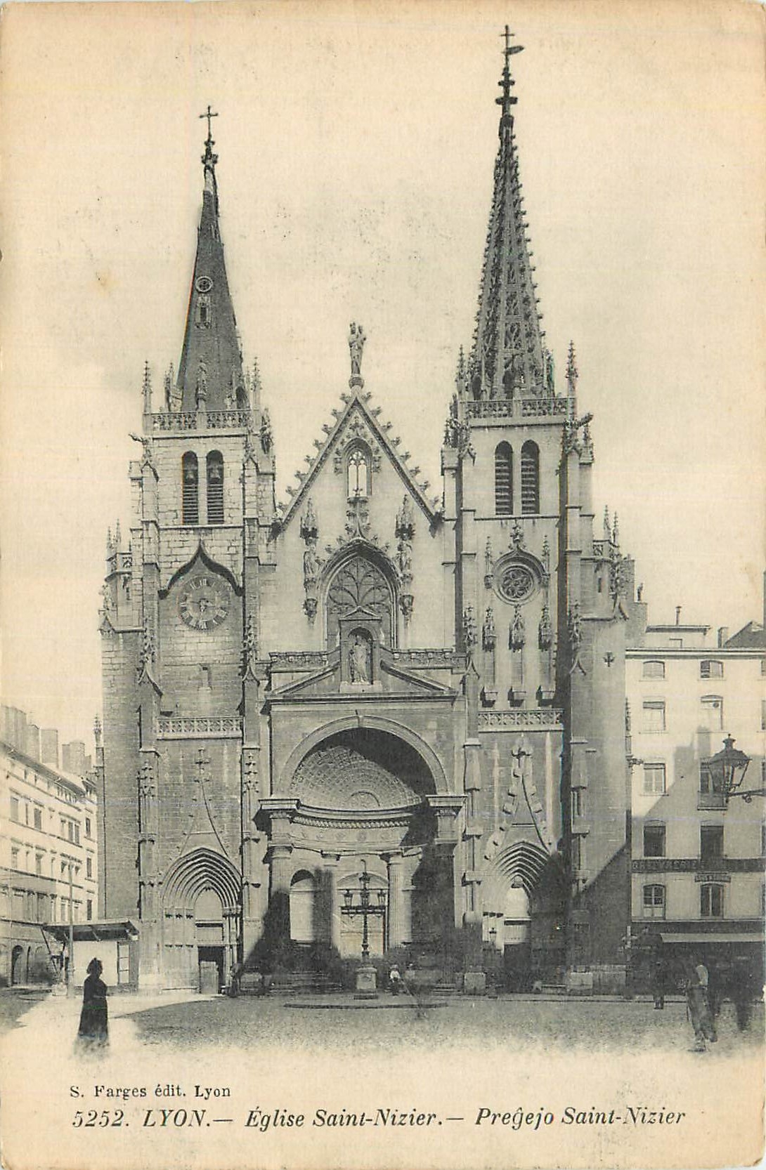 CPA Lyon Eglise Saint Nizier 