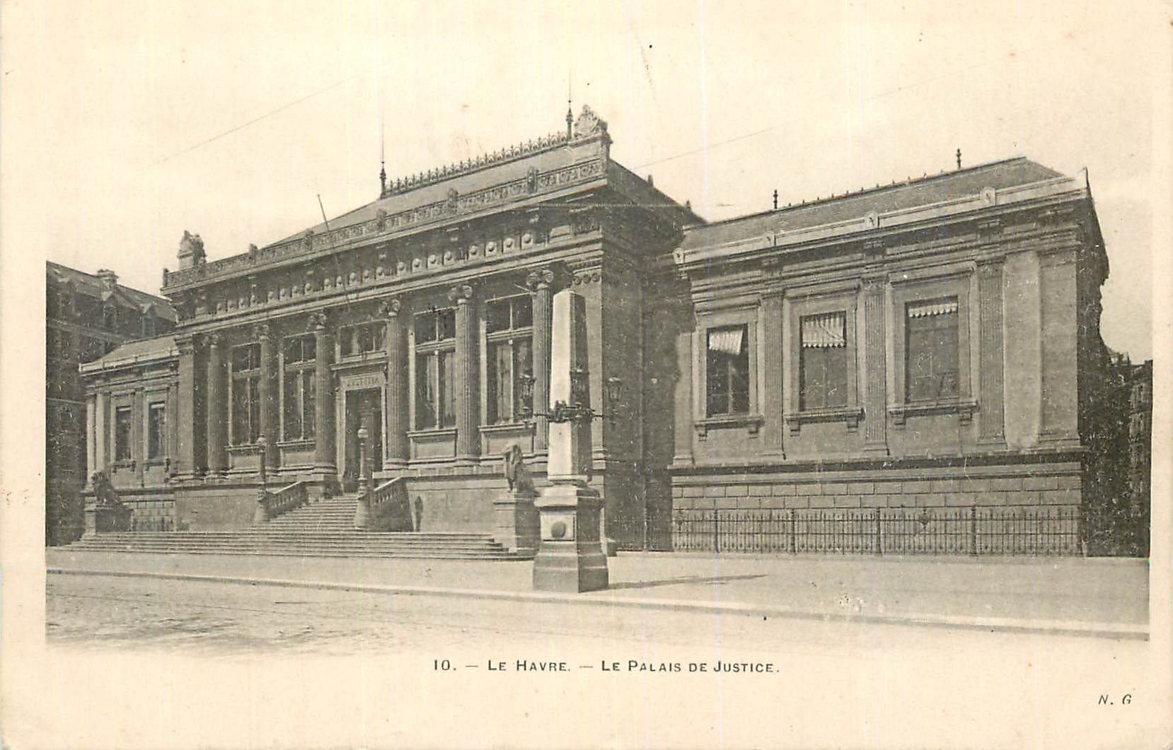 CPA Le Havre Le Palais de Justice 