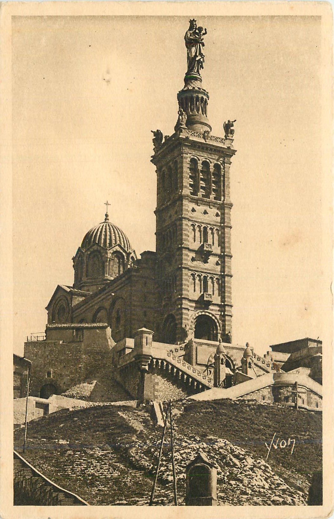 CPA Marseille Notre Dame de la Garde 
