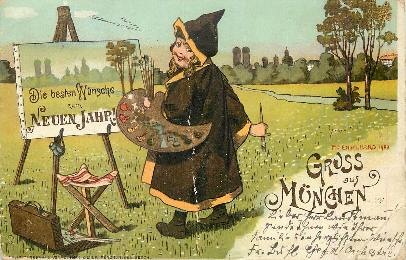 CPA Gruss aus Munchen 