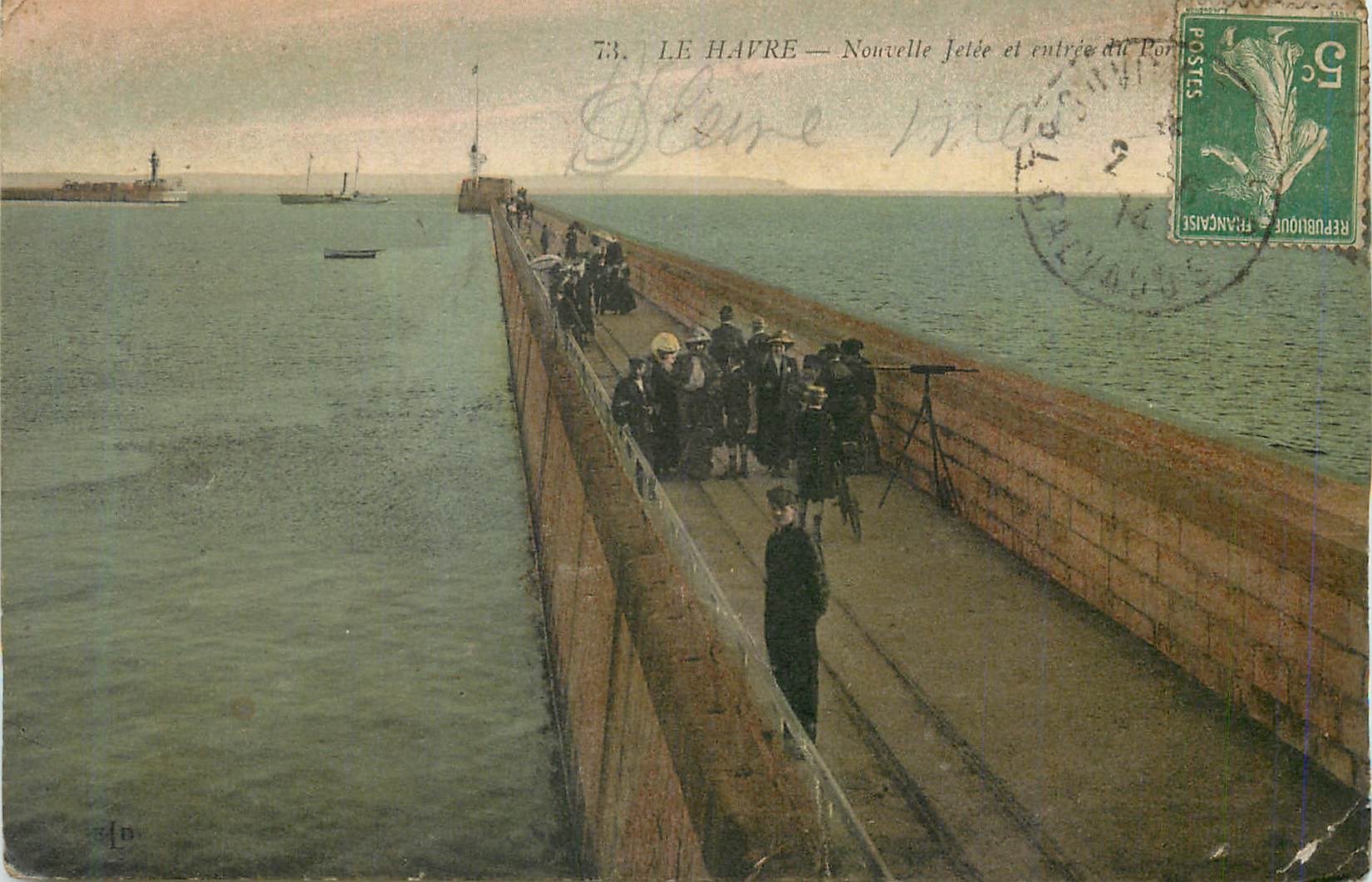 CPA Le Havre Nouvelle Jetee 