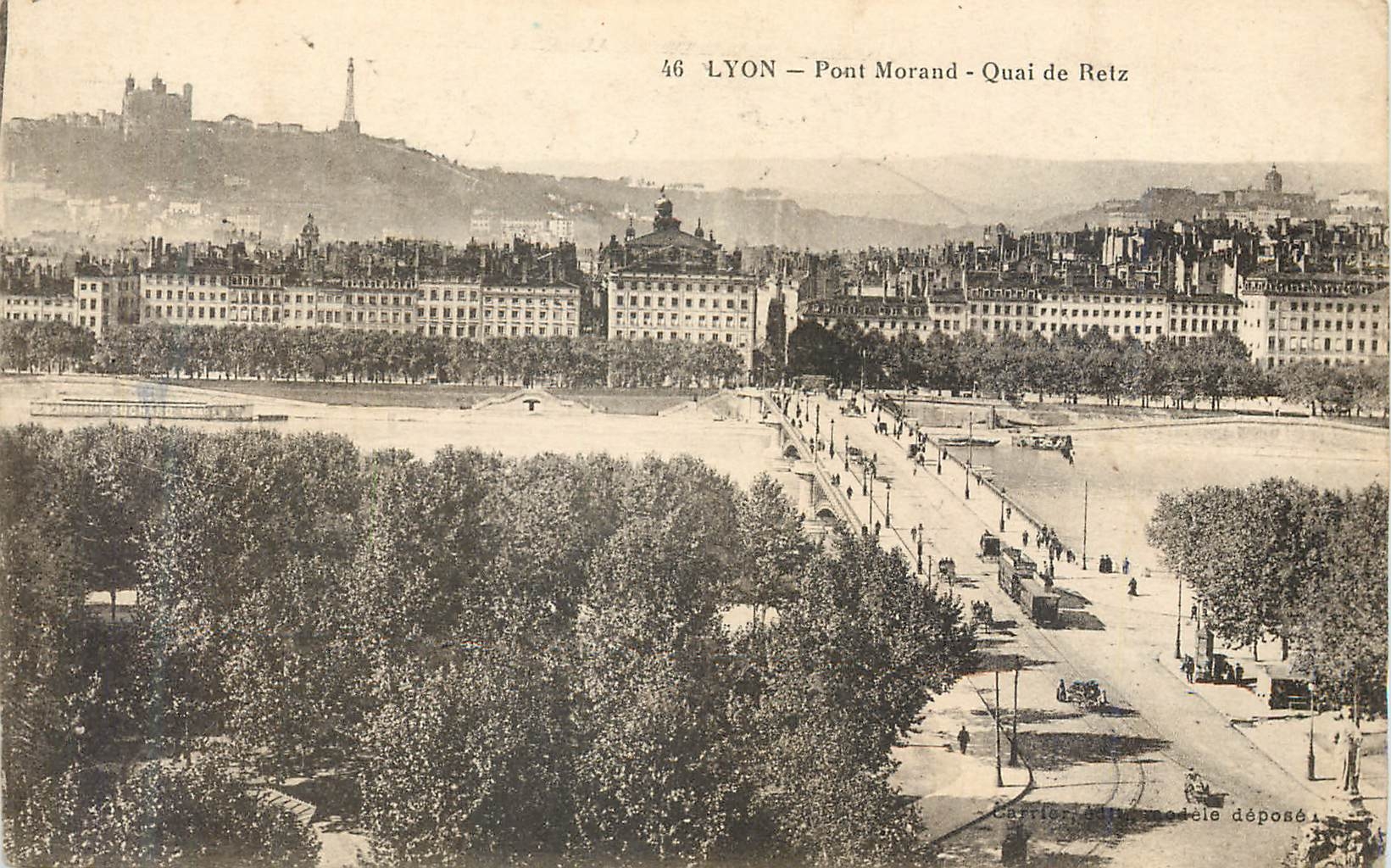 CPA Lyon Pont Morand Quai de Retz 