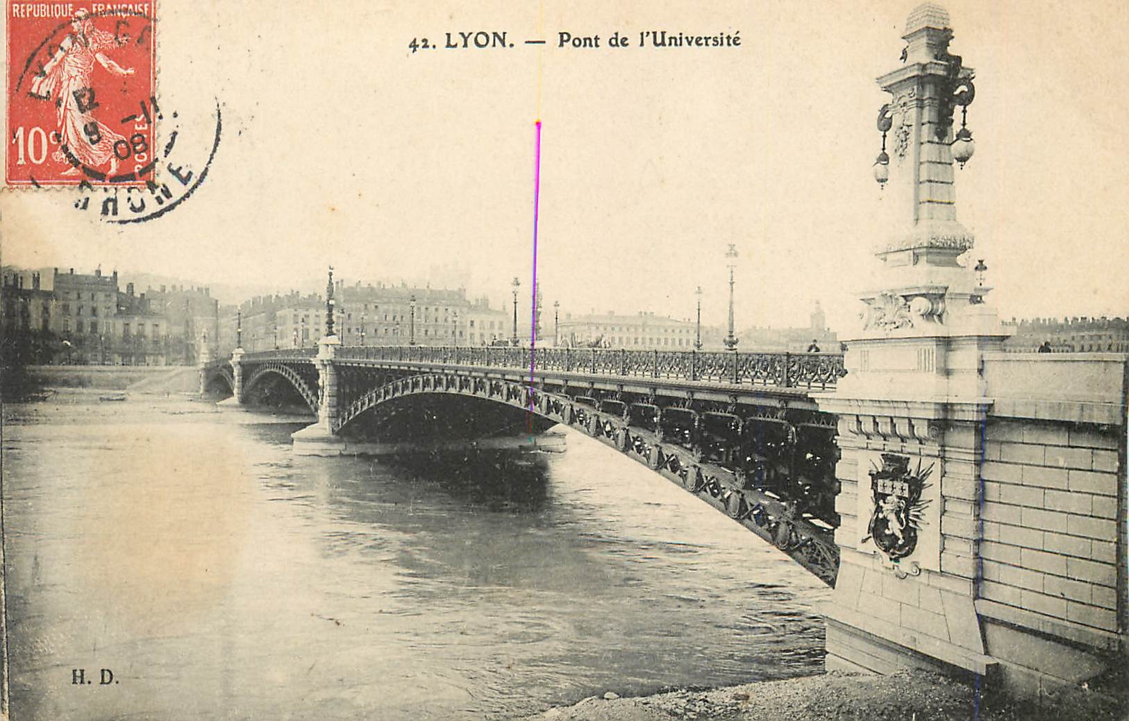 CPA Lyon Pont de l Universite 