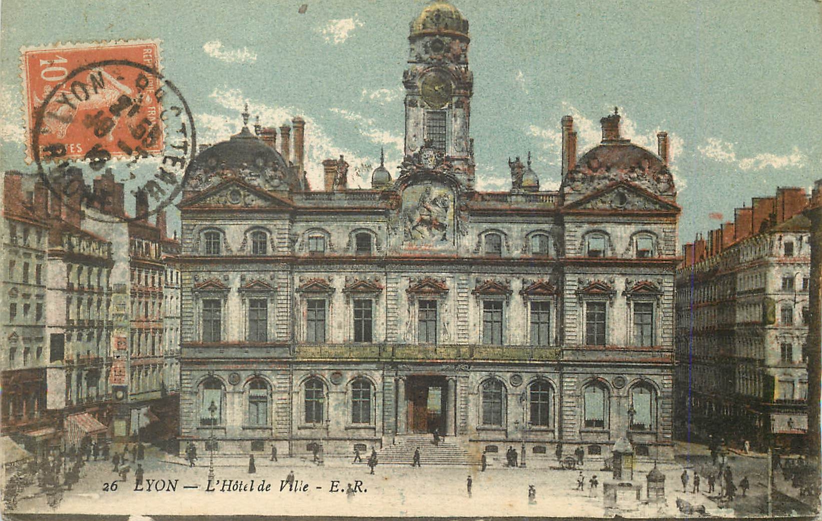CPA Lyon L Hotel de Ville 