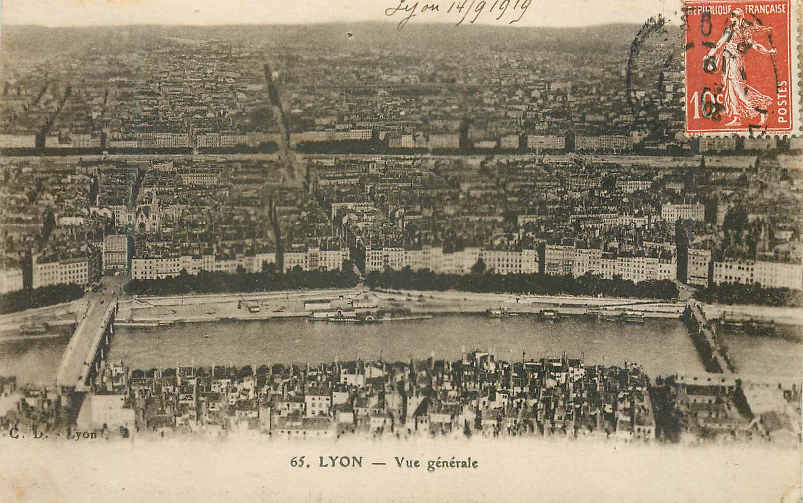 CPA Lyon Vue generale 