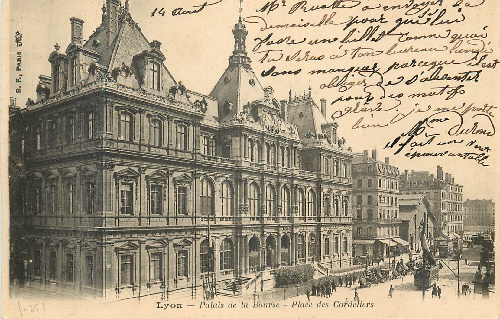 CPA Lyon Palais de la Bourse Place des Cordeliers 